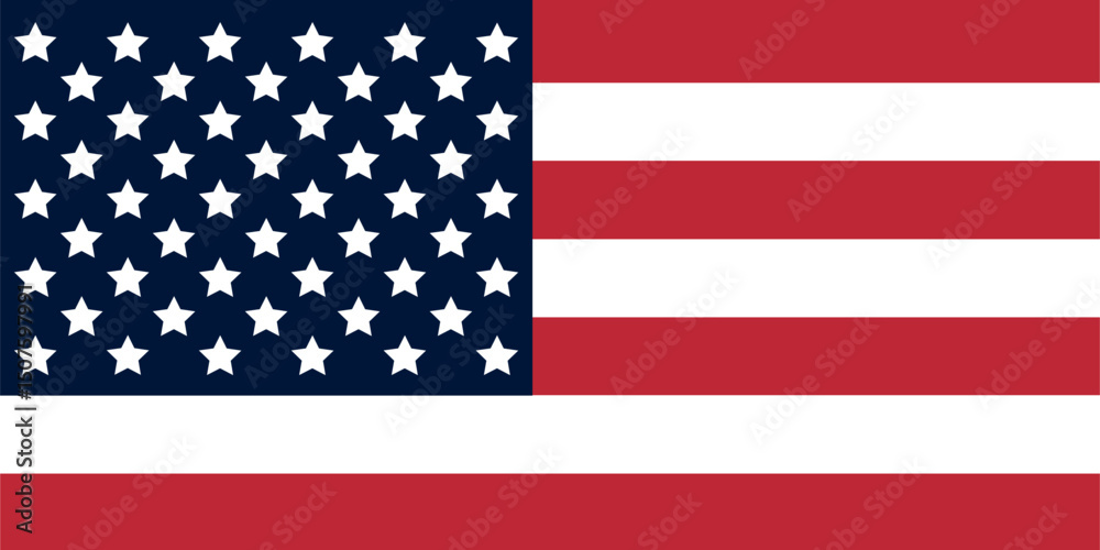 Fototapeta premium flag of united states of america