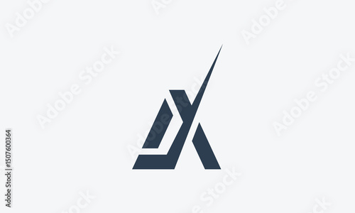 company letter a logo Flat design ideas