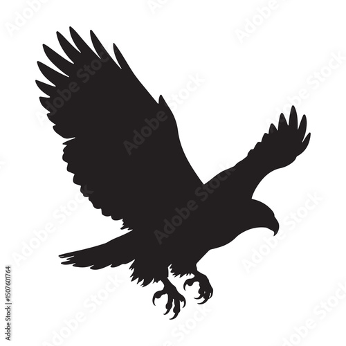 eagle silhouette vector