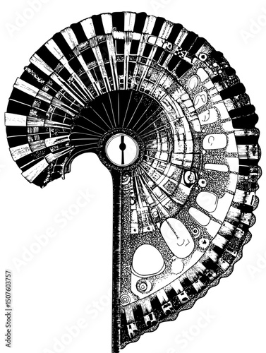 Banking website with lock symbol, black vector graphic