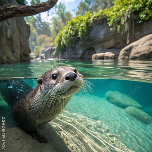 Otter Underwater: A Captivating Wildlife Encounter