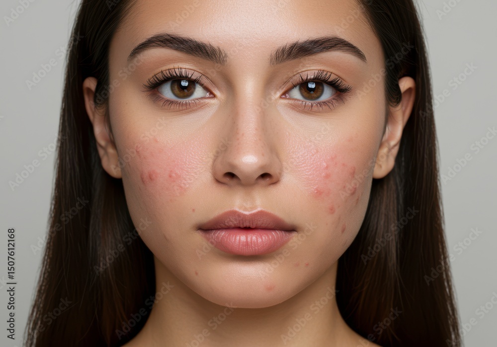 Fototapeta premium Understanding acne skincare routine acne treatment acne scars acne prone skin acne solutions tips