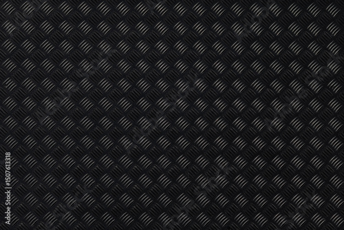 Black Diamond Plate Metal Texture Background