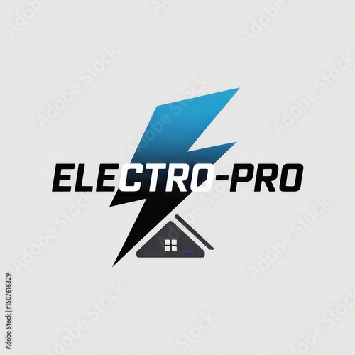 Professional Electric Logo Design Vector Illustration - Reliable Branding for Electrical Services and Technology