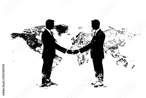 Nations seeking replacement supply agreements, vector illustration art