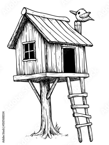Tiny house movement embraced for savings, vector graphic