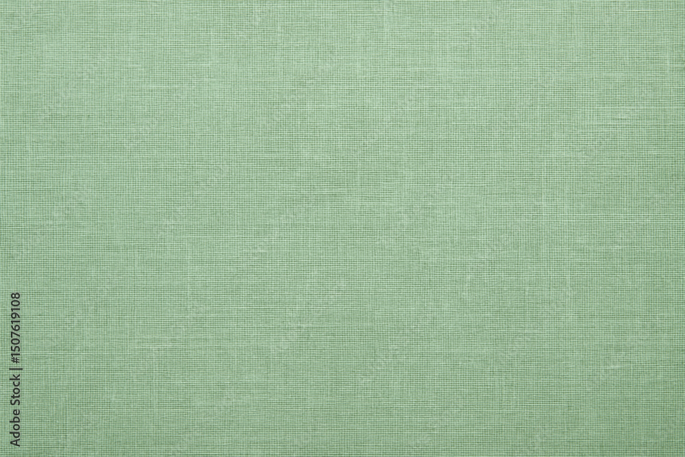 Fototapeta premium Light Green Linen Texture. Wallpaper. Background.