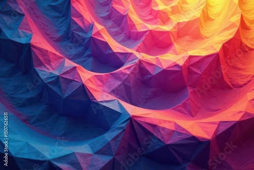 Abstract geometric shapes, infinitely repeating , shape, seamless, modern pattern