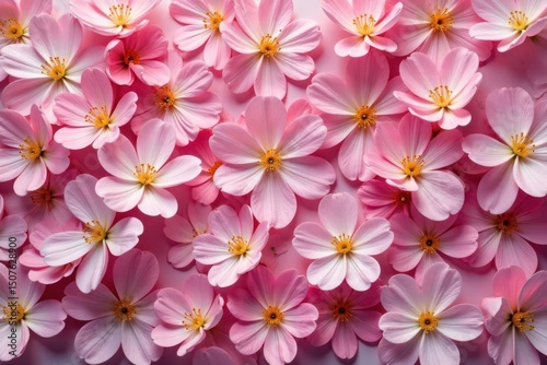 Delicate small blooms arranged in a repeating pattern , green, flowers