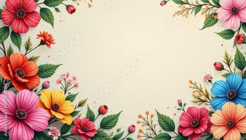 Intricate floral motifs form a continuous design on a muted background , design element, texture, tile