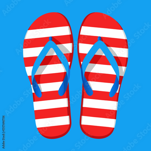flip flops vector
