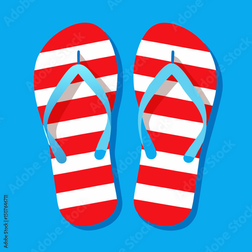 flip flops vector illustration