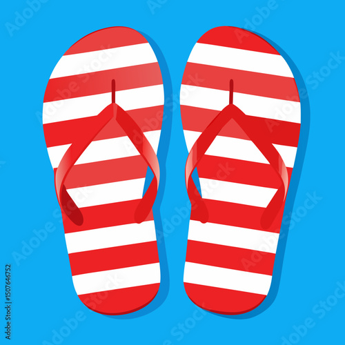 flip flops vector