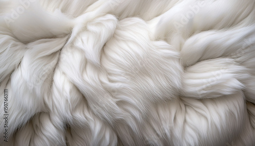 soft white fluffy wool fiber texture background image