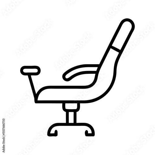Ergonomic office chair design in minimalist style for modern workspace  