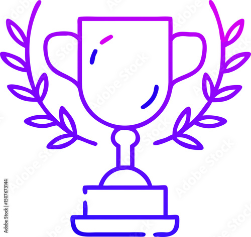 Award winning trophy success achievement victory celebration