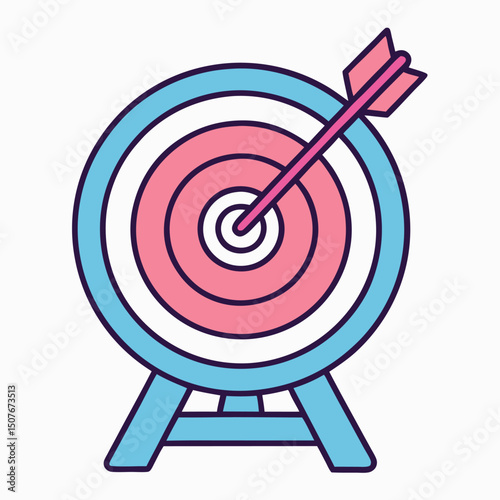 Bullseye target arrow success achievement goal