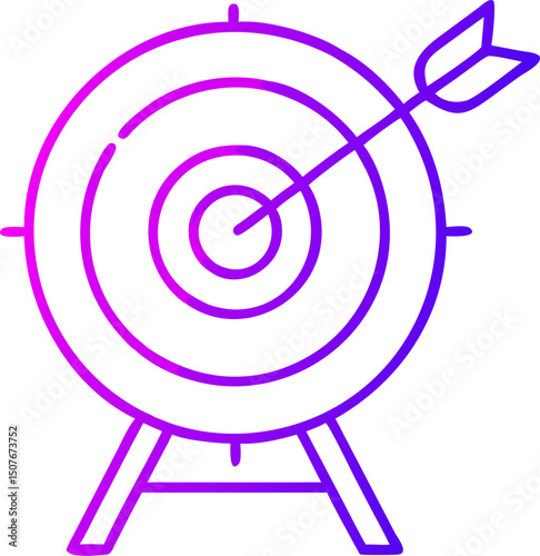 Target arrow success goal achievement aiming bullseye
