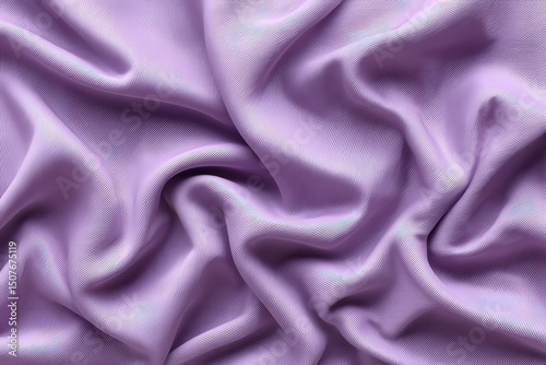Textured Purple Fabric Drape With Abstract Pattern