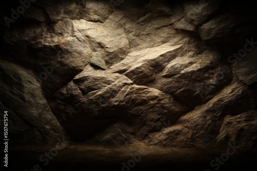 Dark Brown Stone Texture Background
