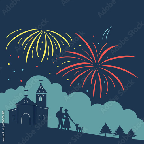  holiday celebration background vector 