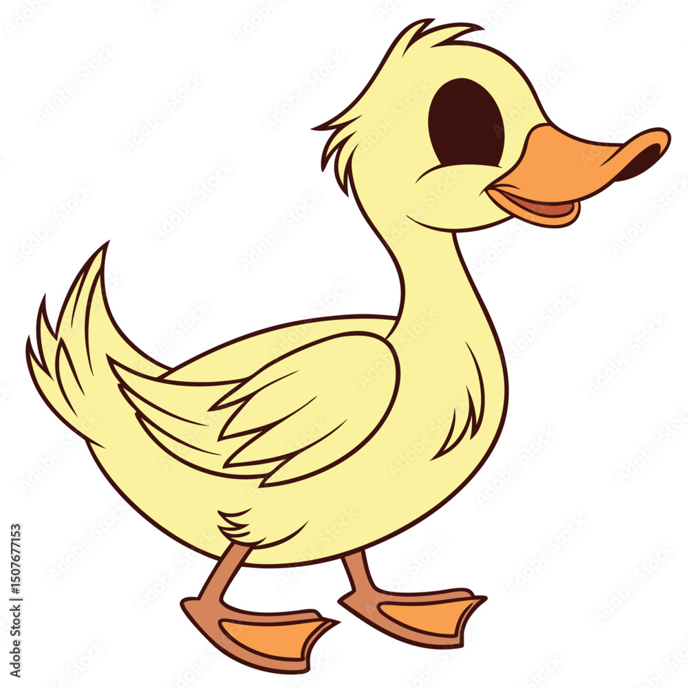 Obraz premium duck and ducklings