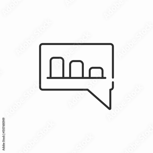 report talk icon sign vector
