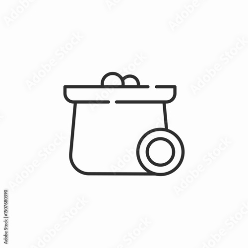 wallet money icon sign vector