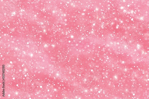 Pink Glitter Background With Sparkle Effect