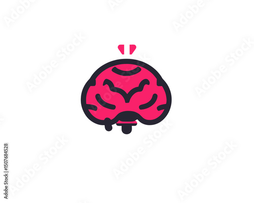 Logo representing a fusion of brain and bomb, symbolizing intellect and explosive ideas