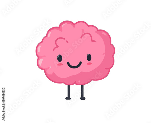 Modern medical apps and websites can utilize a brain or mind side view line art color icon