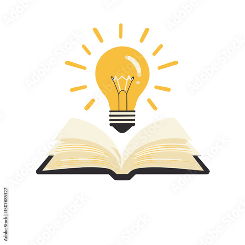 The concept of creative thinking and brain training is represented in a flat design style