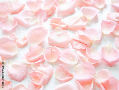 Soft Pink Rose Petal Background, Romantic Floral Texture Design