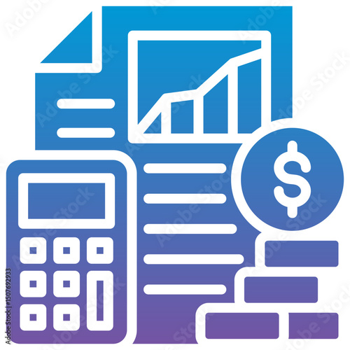 Financial Report Icon