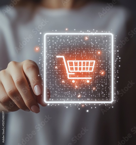 Shopping Cart Online Shopping Concept