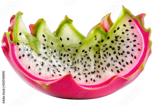 Dragon Fruit Slice with Seeds