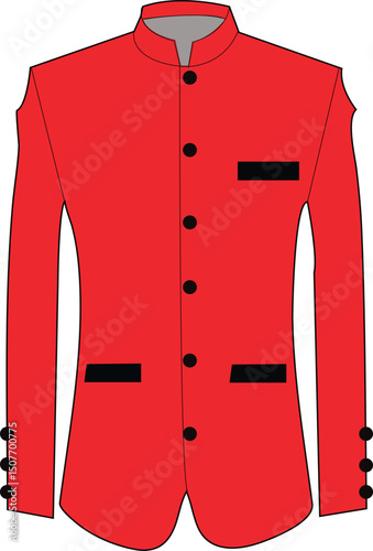 Icon Name: Traditional Kurta Title: Minimalist Long-Sleeve Kurta – Elegant Traditional Wear