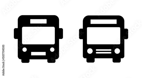 Bus icon vector. bus sign and symbol