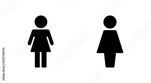 Female icon vector. woman sign and symbol