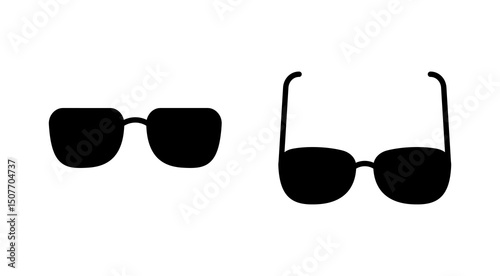 Glasses icon vector. Glasses sign and symbol