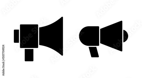 Megaphone icon vector. Loudspeaker sign and symbol