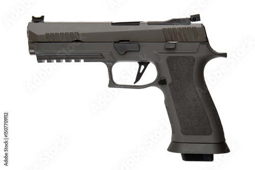 Side profile of combat pistol photo