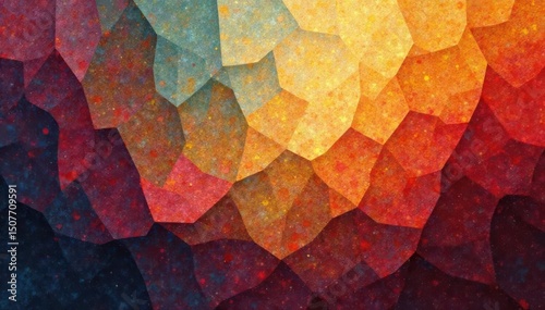 Abstract geometric tapestry, muted earth tones, simple, wallpaper