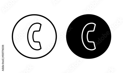 Call icon vector illustration. telephone sign and symbol. phone icon. contact us