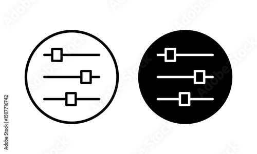Menu Icon vector illustration. web menu sign and symbol. hamburger menu symbol