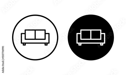 Sofa icon vector illustration. sofa sign and symbol. furniture icon