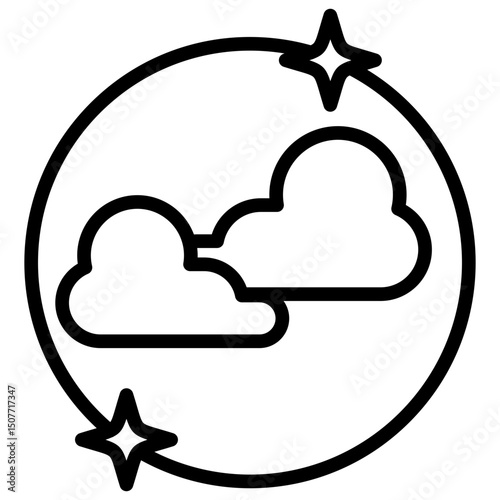 Peaceful Cloud Icon
