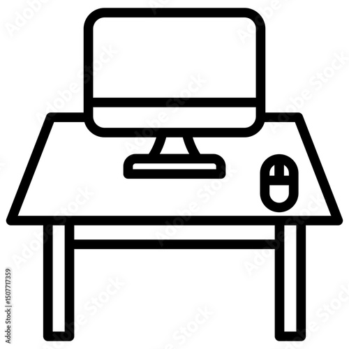 Minimalist Workspace Icon
