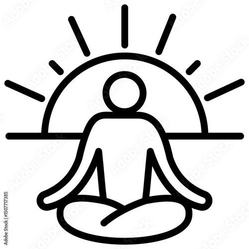 Sunrise Mindfulness Icon