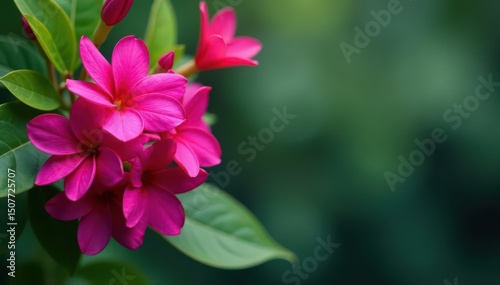 Bold fuchsia blooms, dense clustered petals, tropical feel , magenta, design, blossom